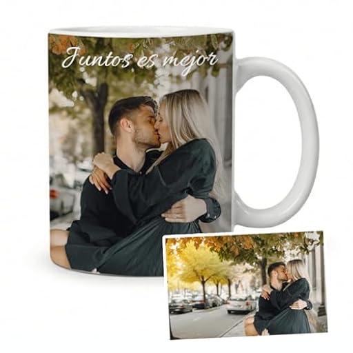 CUAC REVOLUTION Taza Personalizada con Foto y Texto. Regalo Personalizado para Mujer Hombre Pareja Amigos Familia. Taza de Cerámica 330ml Personalizable. Regalo Día de la Madre, Cumpleaños | Ya disponible en tu tienda friki favorita! En mundofriki.es!