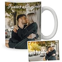 CUAC REVOLUTION Taza Personalizada con Foto y Texto. Regalo