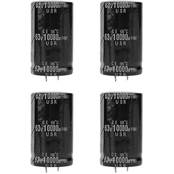Kondensator audio, 4 sztuki kondensator elektroniczny 10000 uF 63 V kondensator audio do wzmacniacza
