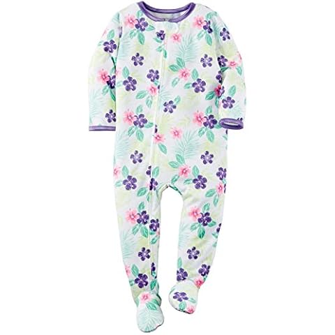 Carter's Tropical Blossoms Footed Pajamas for Girls Cover