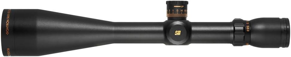 Sightron SIII LR 8-32x56 MOA-2 Tactical Riflescope, 30mm Tube, Zact-7 Revcoat, 70 MOA Adjustment, Matte Black, Waterproof, Fog Proof (25149)