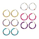 Regalo perfecto: el juego de aretes Rainbow es el regalo perfecto para tu novia, esposa, hermana, hija, madre, damas de honor y amigos.