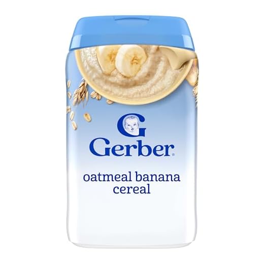 Gerber Baby Cereal 2nd Foods Probiotic, Oatmeal Banana, 8 Ounce (Pack of 6)