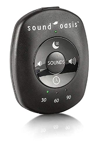 Sound Oasis World’s Smallest Sound Machine, Portable, Sleep Enhancement Helps Relax, Sleep, Mask Tinnitus, Block Noise, And Focus. 24 Dr. Developed Nature Sounds, Pink Noise And Sleep Coach #TOP1