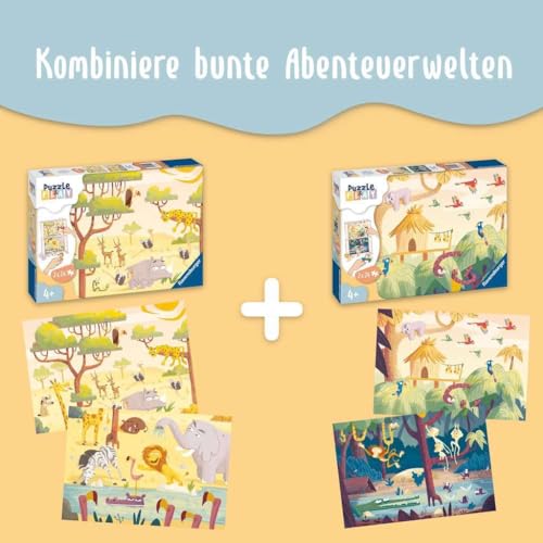 Ravensburger Puzzle Safari Time 2x24 Pièces Pour Enfants - vue 10