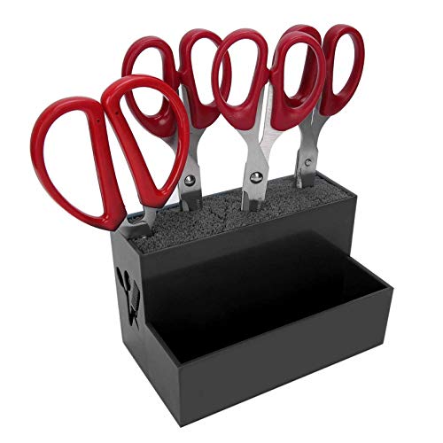 Support de ciseaux de coiffure double couche pour organiser votre salon ou espace maison