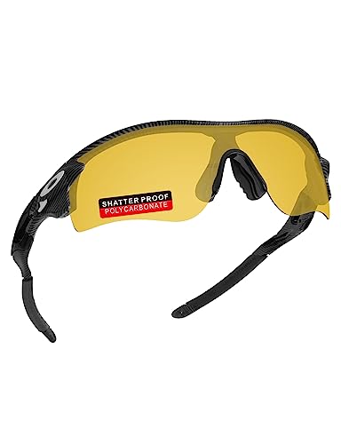 Image of PRO+ Polycarbonate Replacement Lenses & Rubber Kits for Oakley RadarLock Series Sunglasses