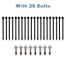 VANJING Cylinder Head Gasket Set with Bolts Compatible with Dodge Dakota Durango Ram 1500 Jeep Grand Cherokee 4.7L 287Cid 285Cid V8 1999-2003 Replacement for HS26157PT ES71129 CS26157