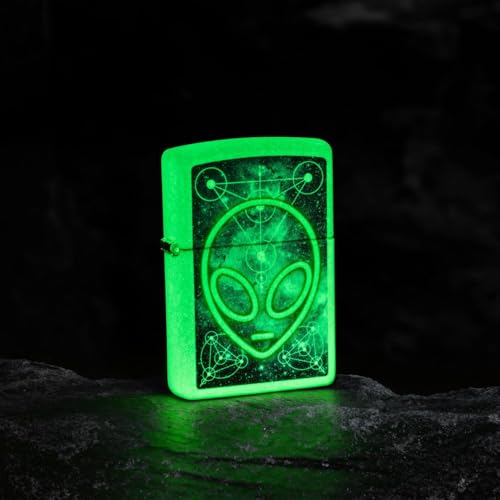 Encendedor Zippo grabado personalizado diseño Alien miniatura 3