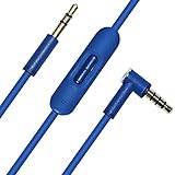 Replacement 3.5mm Extension Audio MIC Cable Lead Line for Beats by Dr.Dre PRO DNA Solo Solo HD MIXR Studio SOUL Headphones