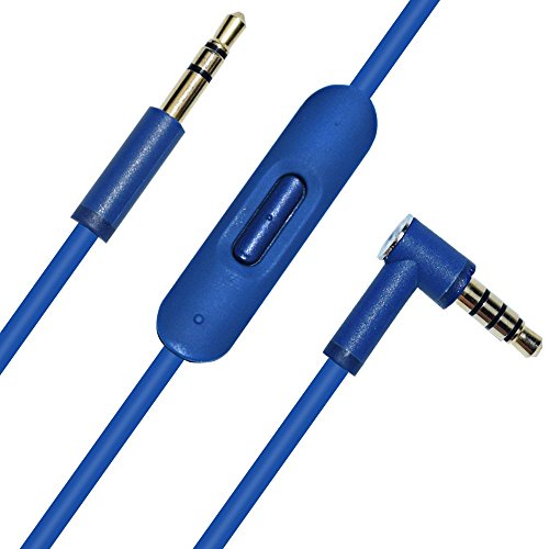 Replacement 3.5mm Extension Audio MIC Cable Lead Line for Beats by Dr.Dre PRO DNA Solo Solo HD MIXR Studio Soul Headphones