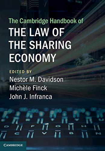 The Cambridge Handbook of the Law of the Sharing Economy (Cambridge Law Handbooks)