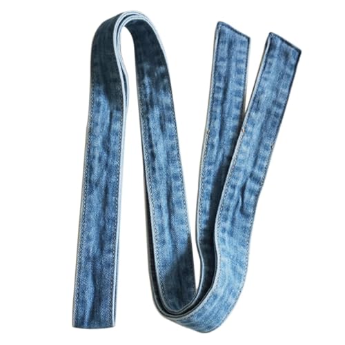 Women Denim Waist Belt Self Tie Waist Band for Pants Jeans Dress
