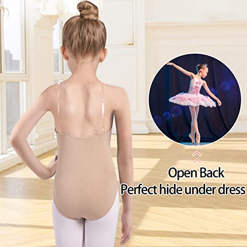 Image of WYHDY Women and Girls Camisole Undergarment Leotard Ballet Briefs Seamless Underwear Dance Wear