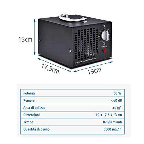 Ozonisateur professionnel Costway 5000 mg/h contre les odeurs - 8