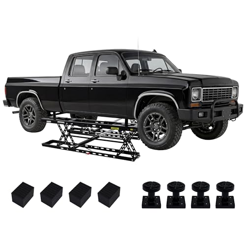 Albott 8000 LBS Portable Car Lift, Heavy-Duty...