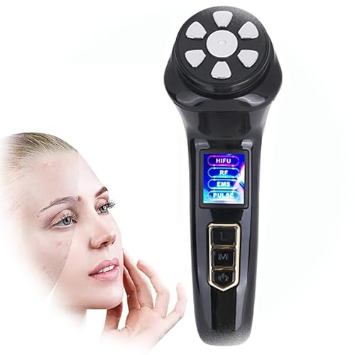 Mini HIFU Beauty Device 4 in 1 RF Facial Anti-Wrinkle Beauty Machine Facial Lifting Skin Rejuvenation and Tightening Beauty Instrument
