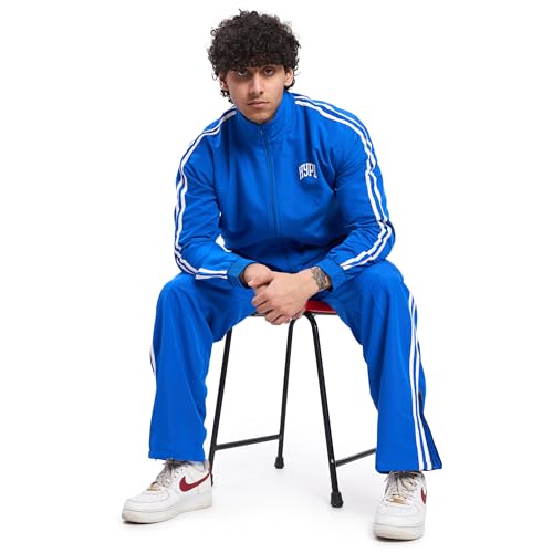Image of HYPD Urban Track Pants for Men | Dry Fit Mesh Gym Wear | Zippered Bottom, Back Pocket | Relaxed Fit Joggers for Sports, Workout, Running & Casual Wear