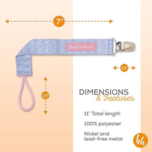 Booginhead Pacifier Holder Stuffed Animal And Baby Pacifier Clip, 2-Pack Unicorns #TOP7
