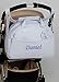 danielstore- Bolso Carro Bebe Personalizado Acolchado con Nombre Bordado. Color Azul