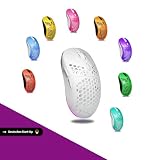 Nyfter - NYF22 bezprzewodowa mysz gamingowa Honeycomb Cover ultralekka 75 g, wydajna 400 mA 19 K DPI, 400 IPS 1000 Hz, czas pracy baterii 50 h, długa żywotność, dwie wymienne etui, w zestawie