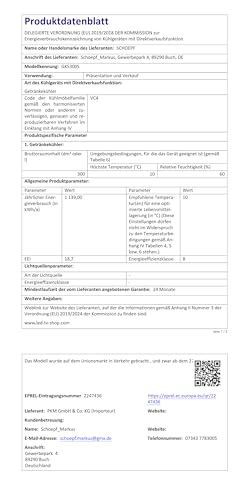 SCHOEPF Kühlschrank mit Glastür - 300 L - gewerblicher Getränkekühlschrank - Umluft - Flaschenkühlschrank - 4 verstellbare Drahtablagen - 169cm Höhe - GKS300 (Weiß)