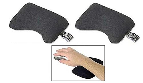 Computer Mouse Wrist Cushion, Gray (Pack of 2)