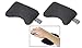 Computer Mouse Wrist Cushion, Gray (Pack of 2)
