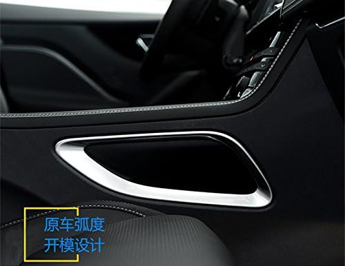 Inner Gear Shift Box Panel Side Cover Trim 2pcs for Jaguar F-Pace X761 2016 2017