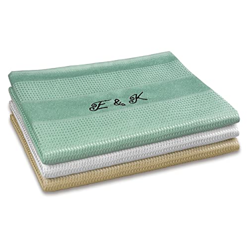 Chiffon microfibre - Lingette en microfibre - Torchons - par lot de 3 (55cm x 36cm) Cover