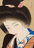 山川秀峰_<2|雪もよひ>婦女四題より A3(297㎜×420㎜)アートポスター 日本製 絵画 インテリア 壁紙