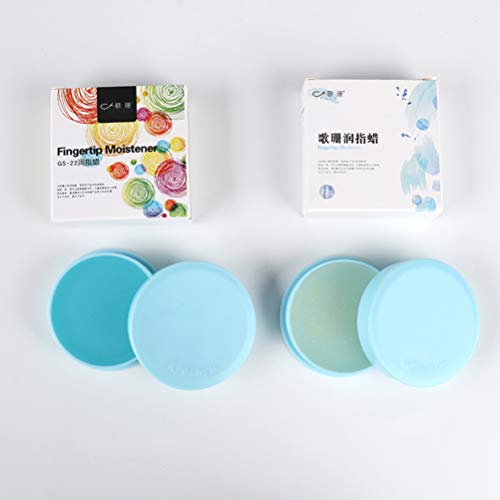 Nuobesty 2Pcs Fingertip Moisteners Money Counting Wax For Better Grip, Counting Papers, Dollar Bills, Documents 22G #TOP1