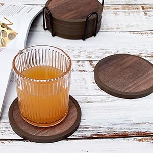 Absorbent Coasters for Drinks with Holder, 6packs - Image 4