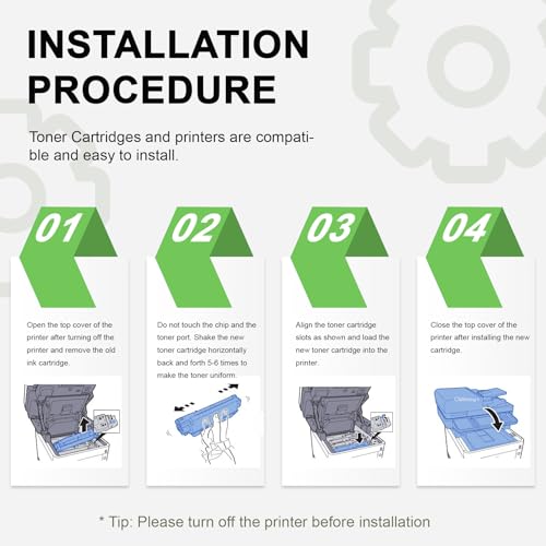 Image of 2 Pack TK-5282K Toner Cartridge: TK-5282 TK5282 Black Toner Replacement