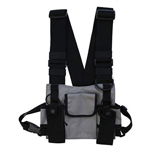 CZDLDNXS Chest Rig Bag Pack Pouch Radio Chest Harness Tactical Utility Vest