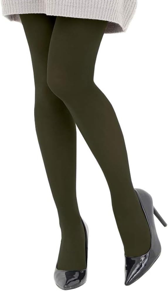 Amazon | [Ekieta] 120D カラータイツ グロッシー 美脚 立体着圧