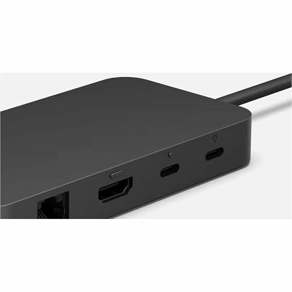 Microsoft Surface USB4 Dock – Gigabit Ethernet, USB C to 2xUSB-C/1xUSB-A/HDMI (65W Power Delivery) - Black by Microsoft - Image 8