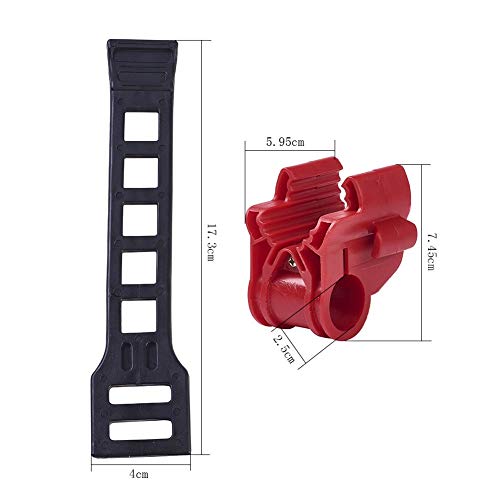 Conjunto de 6 peças para engate de bicicleta de 3,8 cm e 5,08 cm, acessórios para suporte de engate