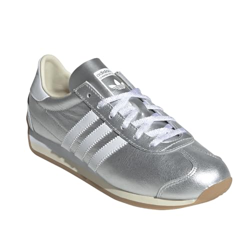 adidas Womens Country Og Lace Up Sneakers Shoes Casual - Silver, White2