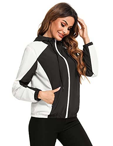 Irevial Giacca Impermeabile Donna, Antipioggia