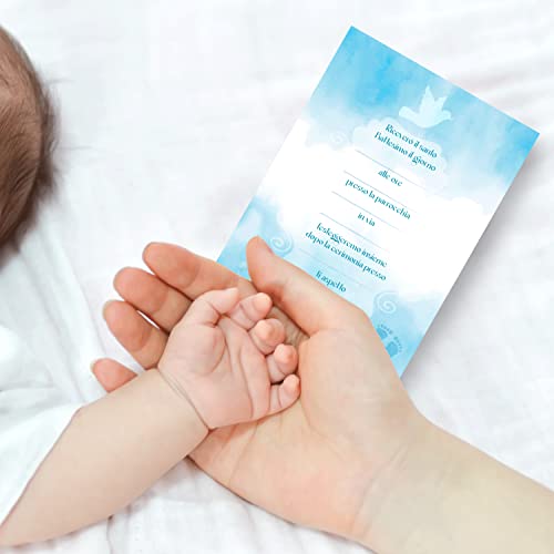 Inviti Battesimo Bambino Originali - 32 Biglietti