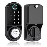 Smart Deadbolt, Keyless Entry Electronic Touchscreen Front Door Lock, Bluetooth Smart Lock Tuya...