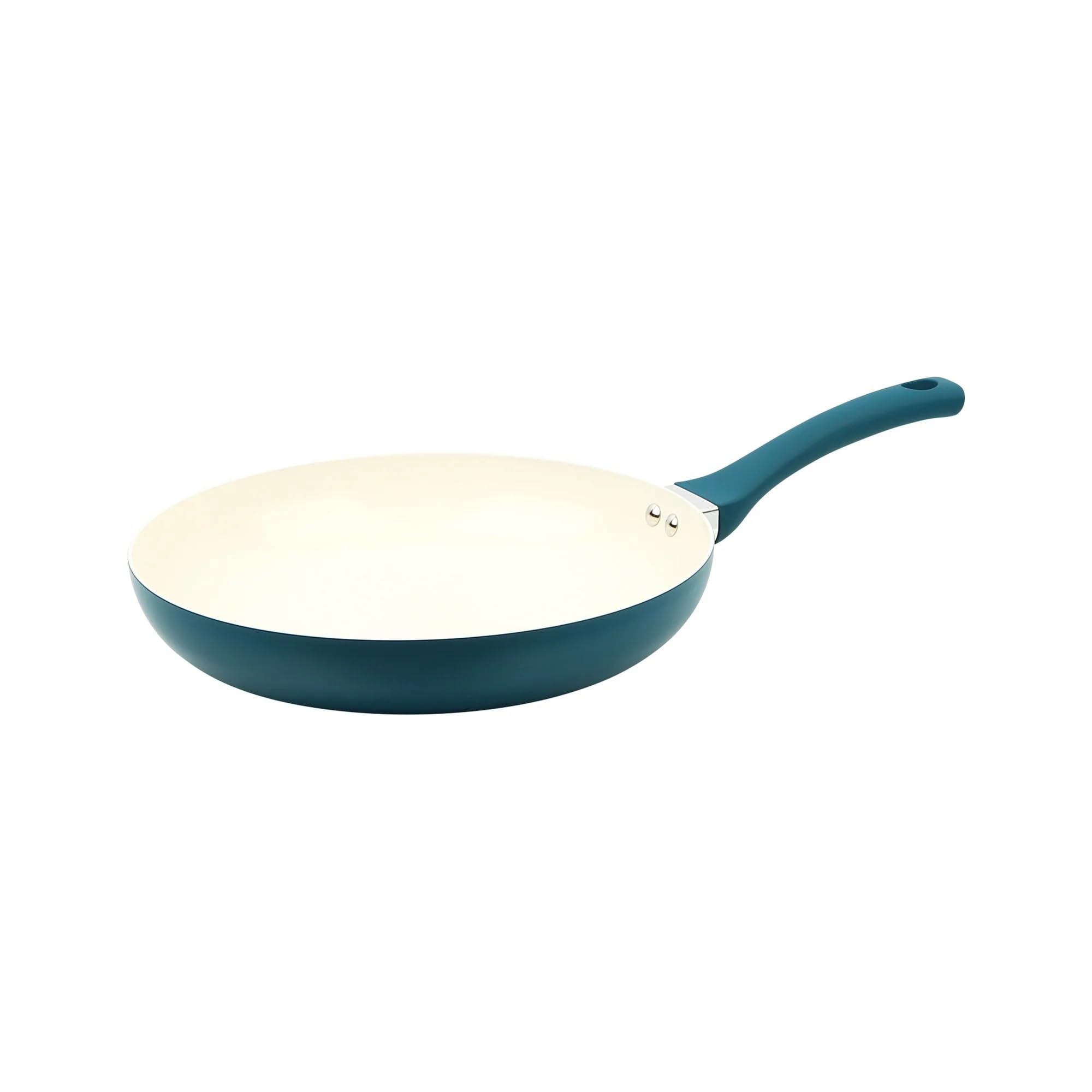 Nonstick Ceramic Frying Pan 12-Inch Ceramic Aluminum Nonstick Frypan Dishwasher and Oven Safe Professional Cookware Compatible with All