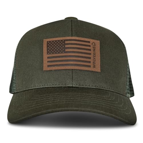 Image of Wolverine Trucker Hat | Mesh Back | Snapback | Adjustable | Rugged | Durable | Workwear