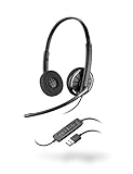 Plantronics 85619-101 Black Wire C320,M , Wired Headset , On- Ear , Gray