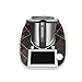 Autocollant décoratif compatible avec Thermomix TM6 - Étanche - Pour Thermomix - Noir - Autocollant - Design pour Thermomix TM6 - Accessoire de film adhésif au thermomix