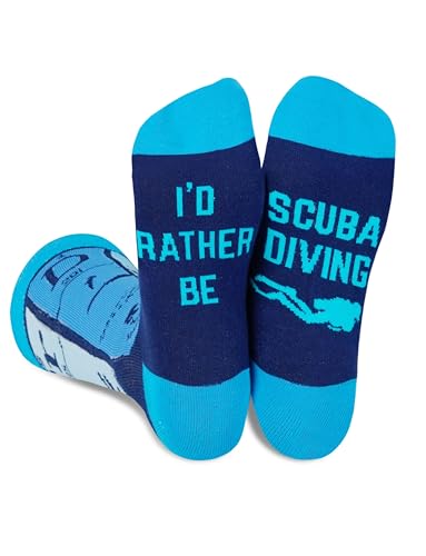 InnoBeta Scuba Diving Gifts, Gifts on Birthday and Christmas, One Size Crew Socks