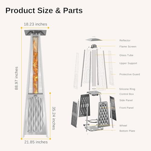 Luxury Outdoor Patio Heater Tower