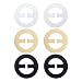 Bra Strap Clips Conceal Straps for Cleavage Control - 6 Piece (UN, Multicoloured)
