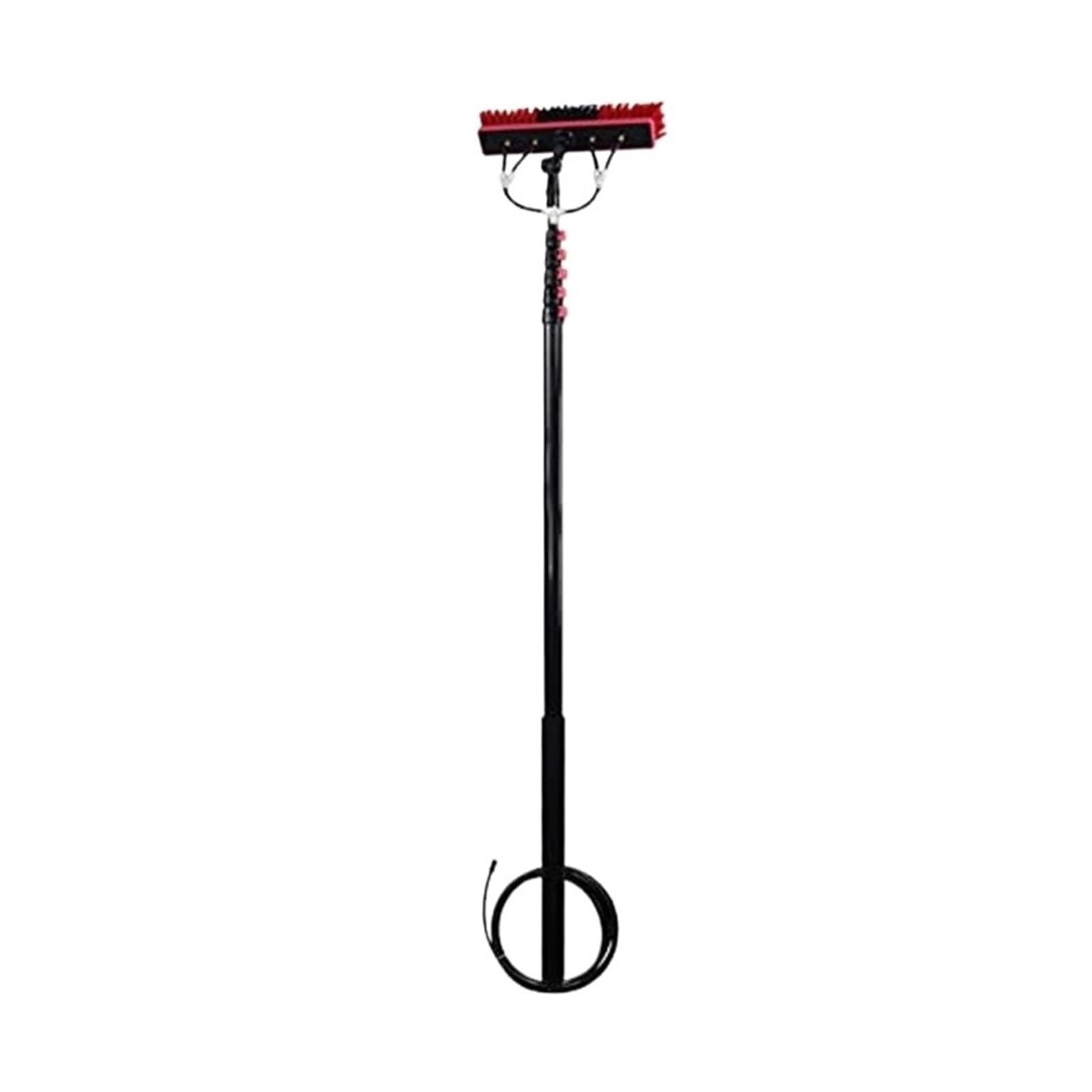 Cleaning Pole 2pcs Solar Panel And Window Water Supply Telescopic Pole Cleaning Brush Window Cleaner Equipment